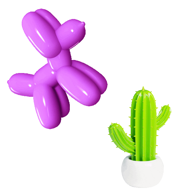 animation of a ballon

